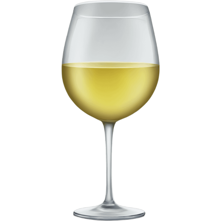 glass of white wine emoji