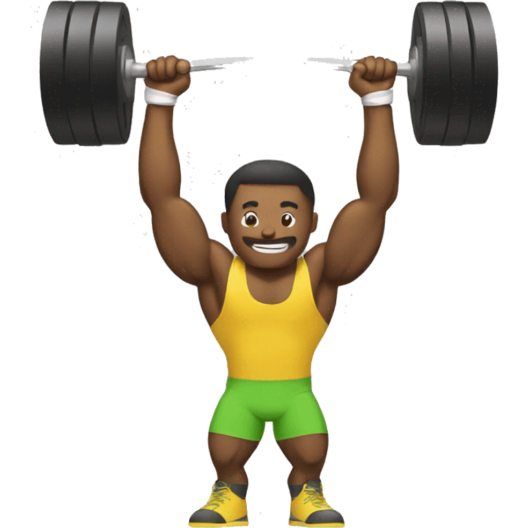 weightlifter clean emoji