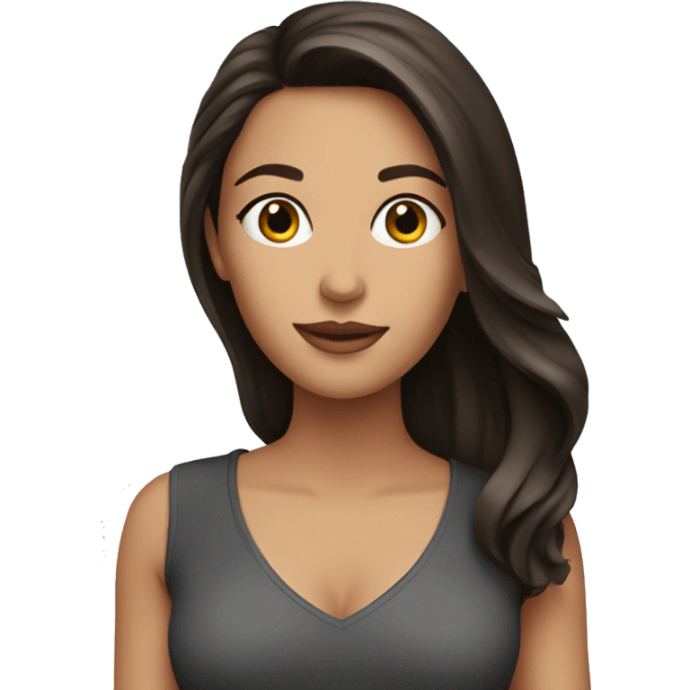 attractive brunette emoji