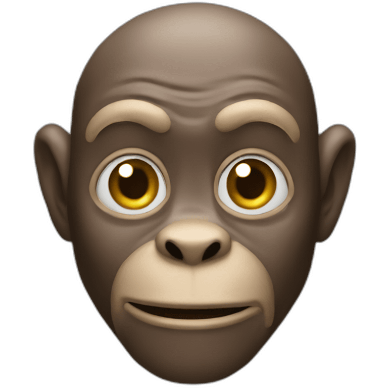 Un singe qui est fâché  emoji