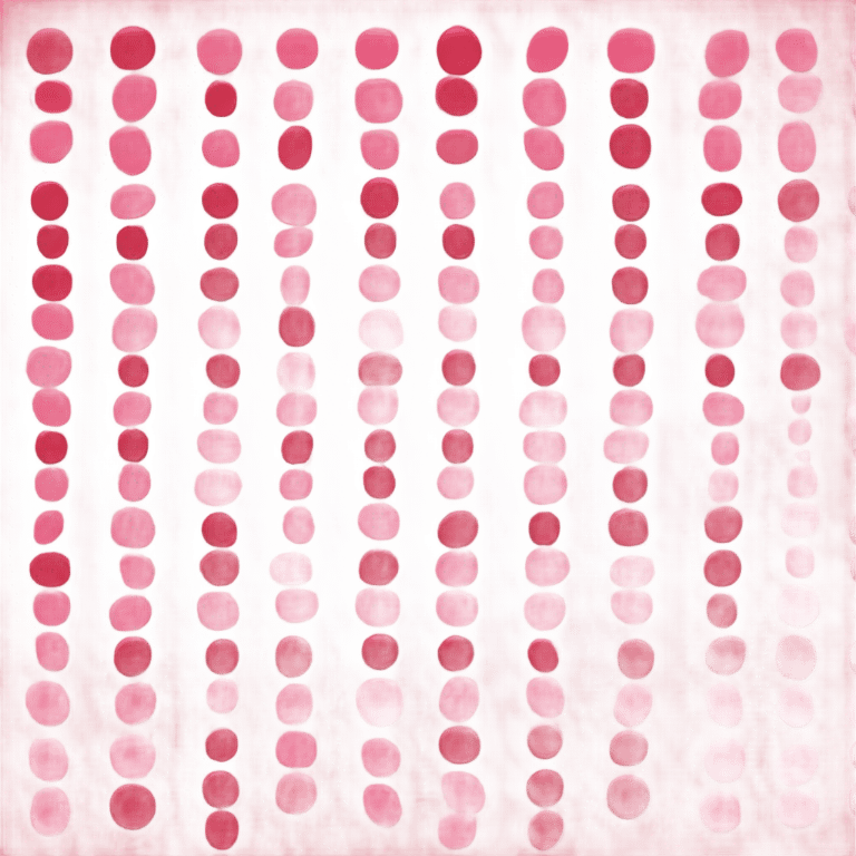 Pink and red dots emoji