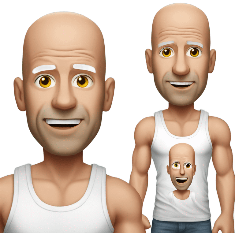 bruce willis die hard tank top emoji