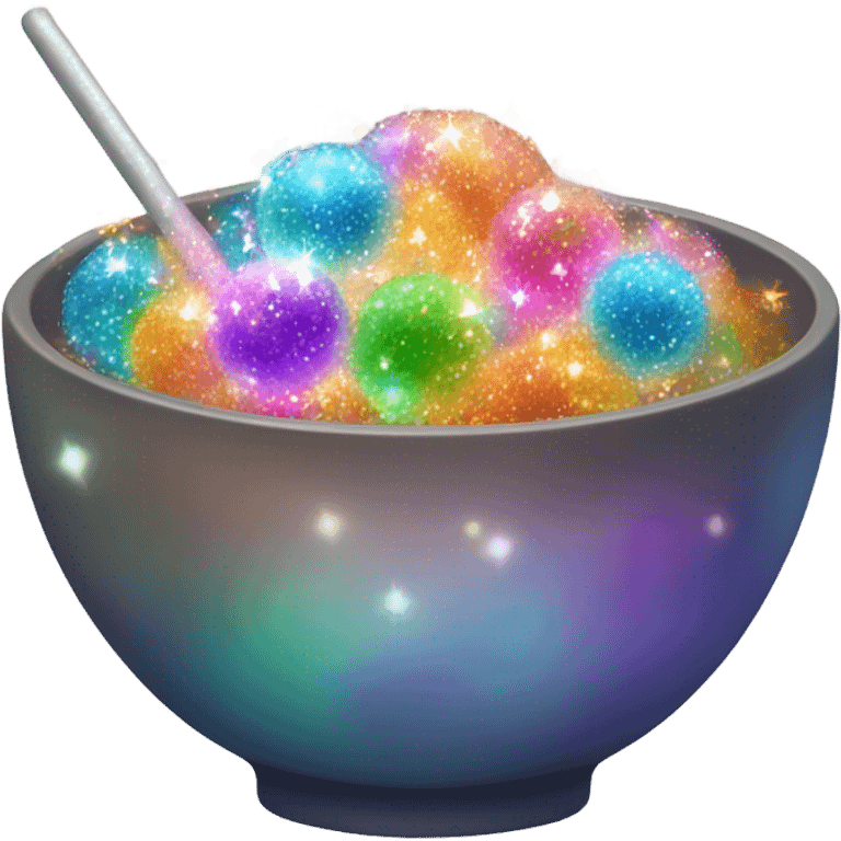 bowl with magic wand emoji