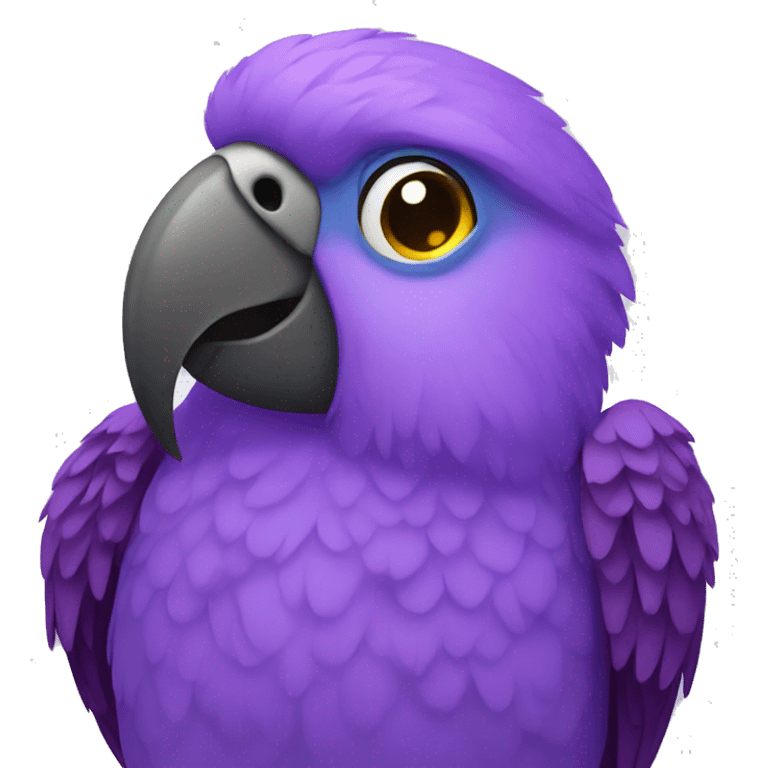 purple parrot emoji