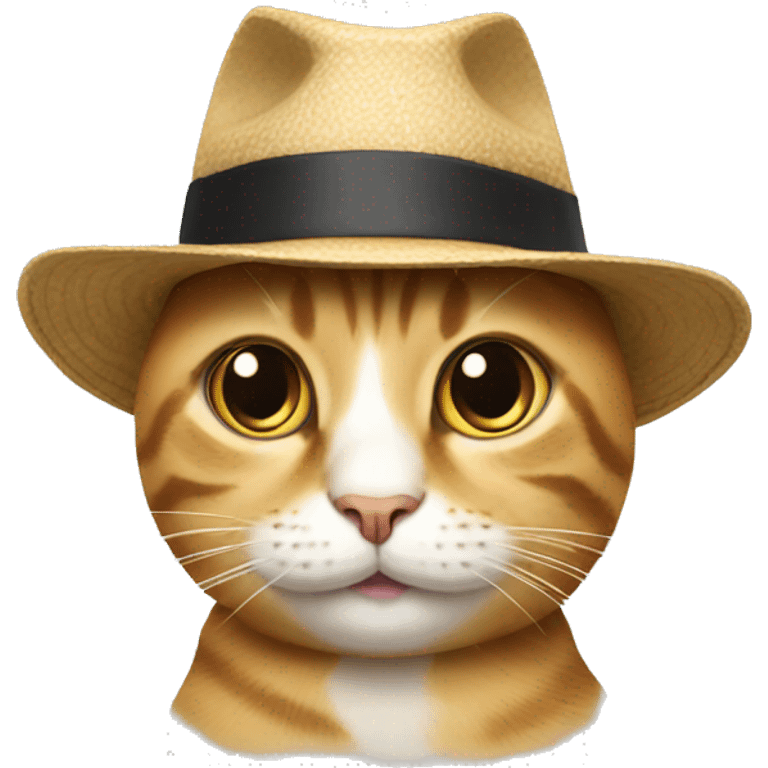 cat with a hat emoji