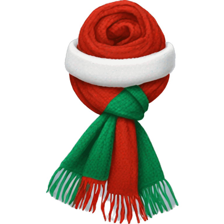 christmas scarf emoji