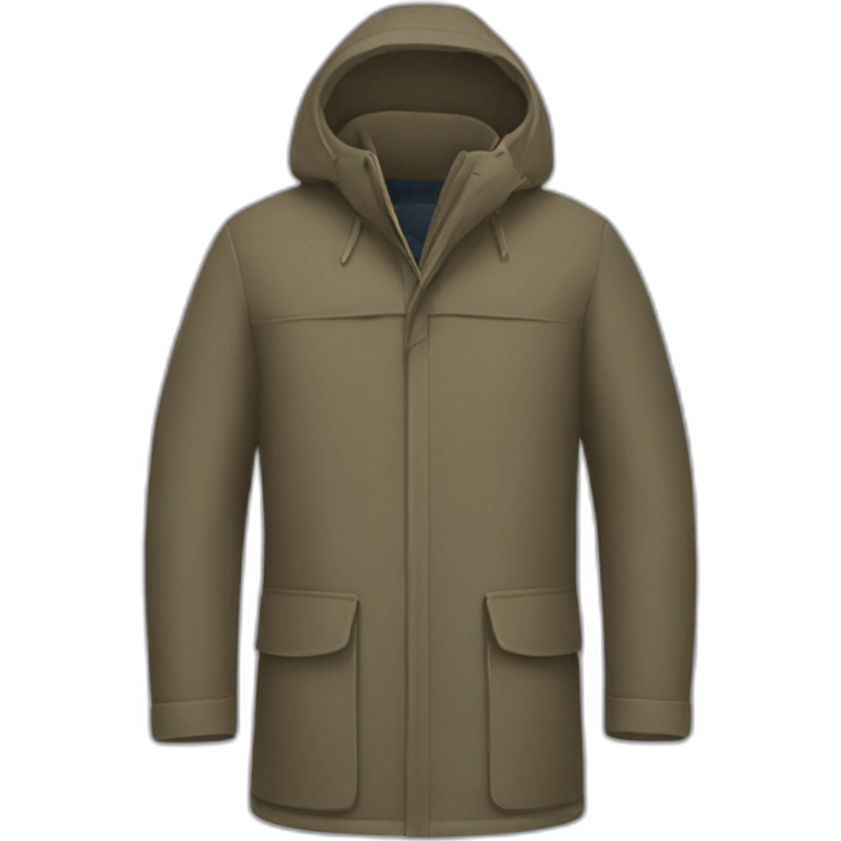 Manteau kway emoji