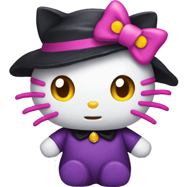 Halloween hello kitty emoji