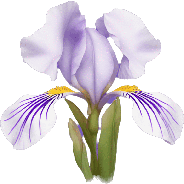 Iris flower emoji