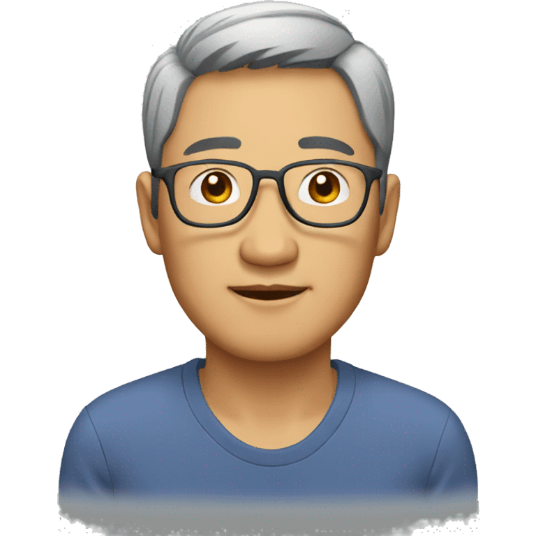 middle aged asian man emoji