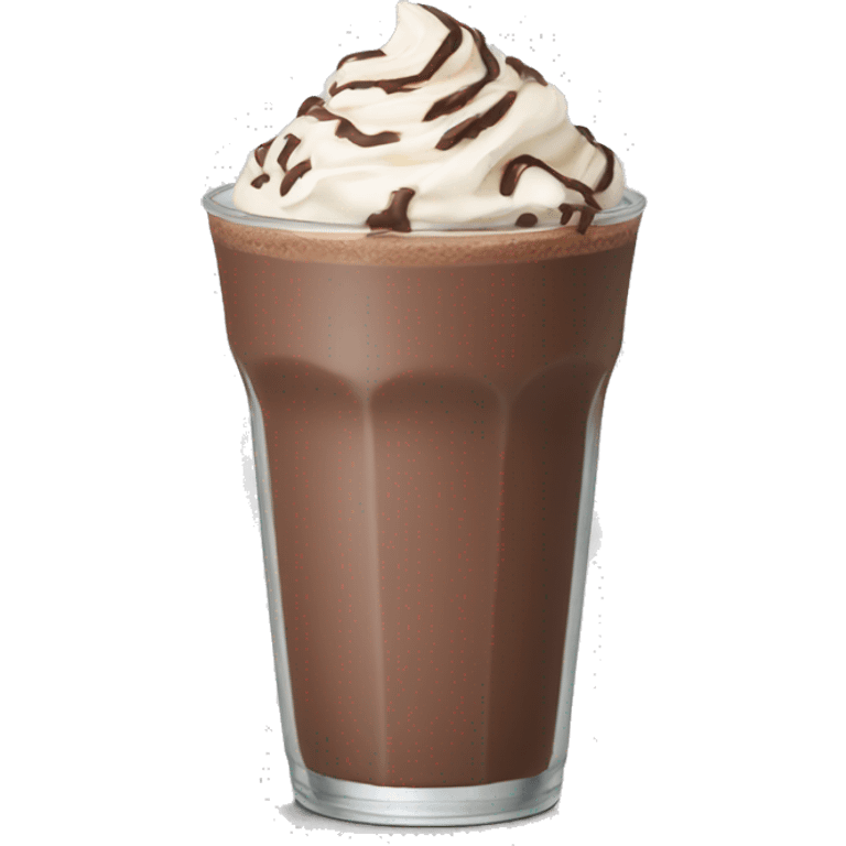 chocolate milkshake emoji