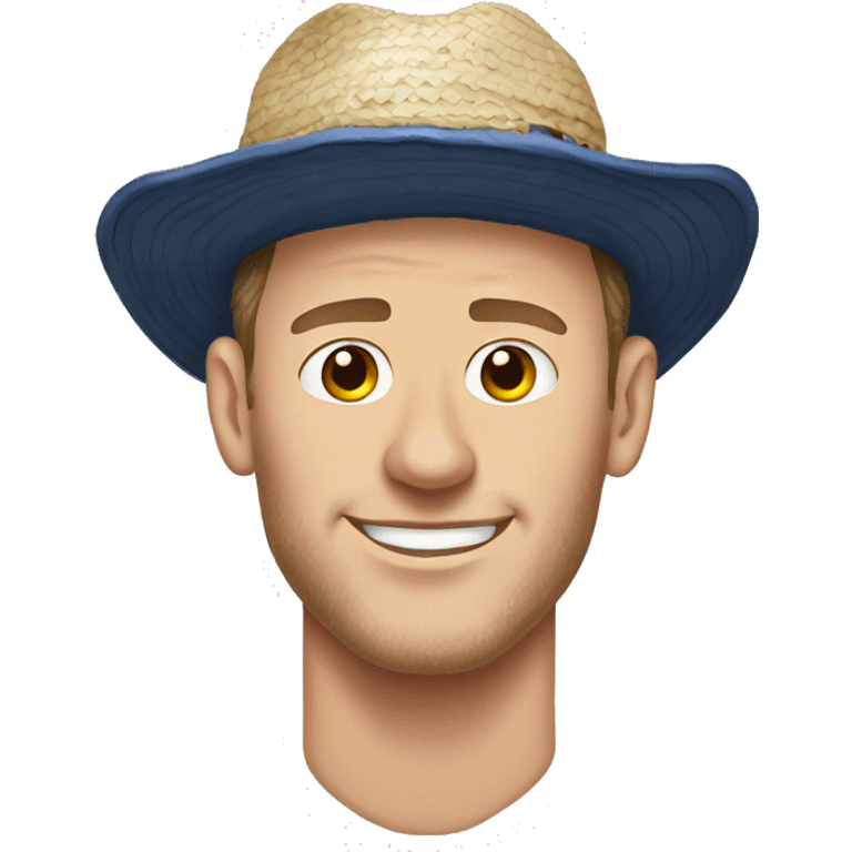 Jonathan Toews as beach bum emoji