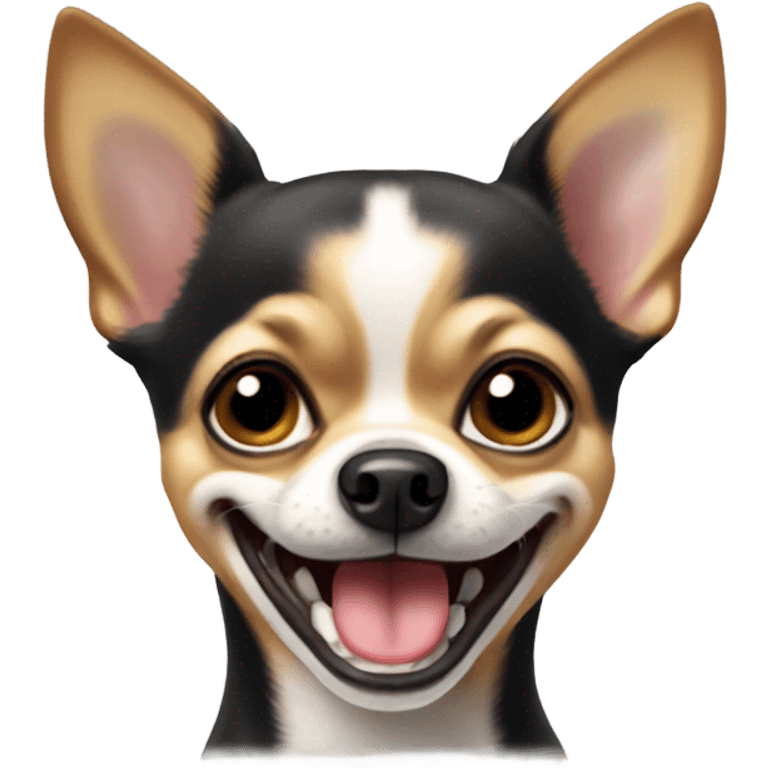 Chihuahua laughing emoji