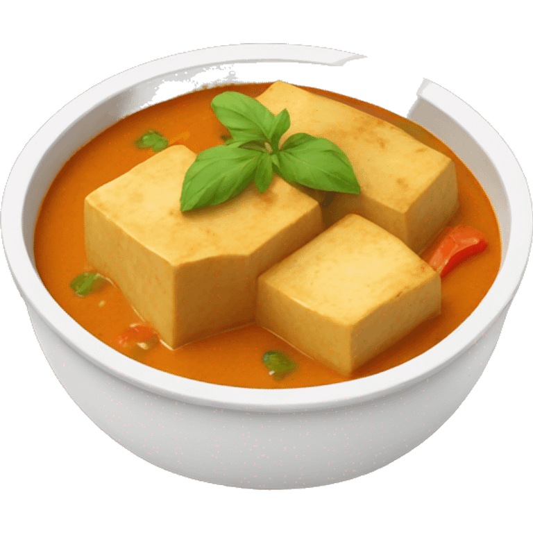 Tofu curry emoji