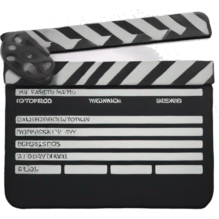 clapperboard emoji