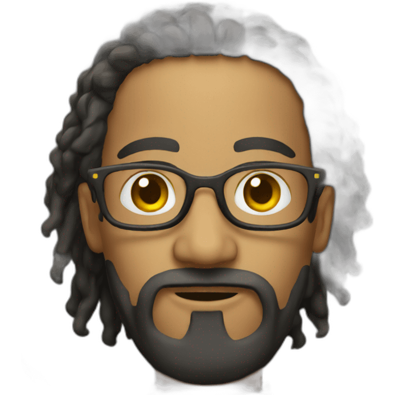 professor with rasta emoji