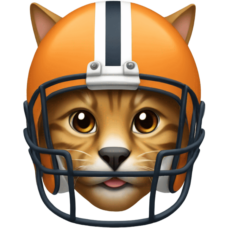 cat football helmet emoji