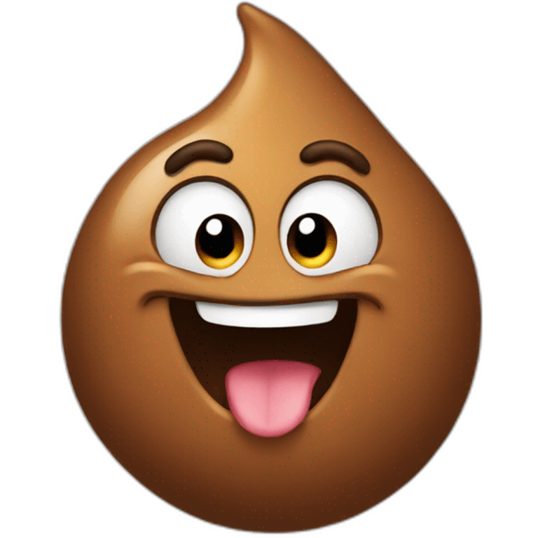 happy poop emoji