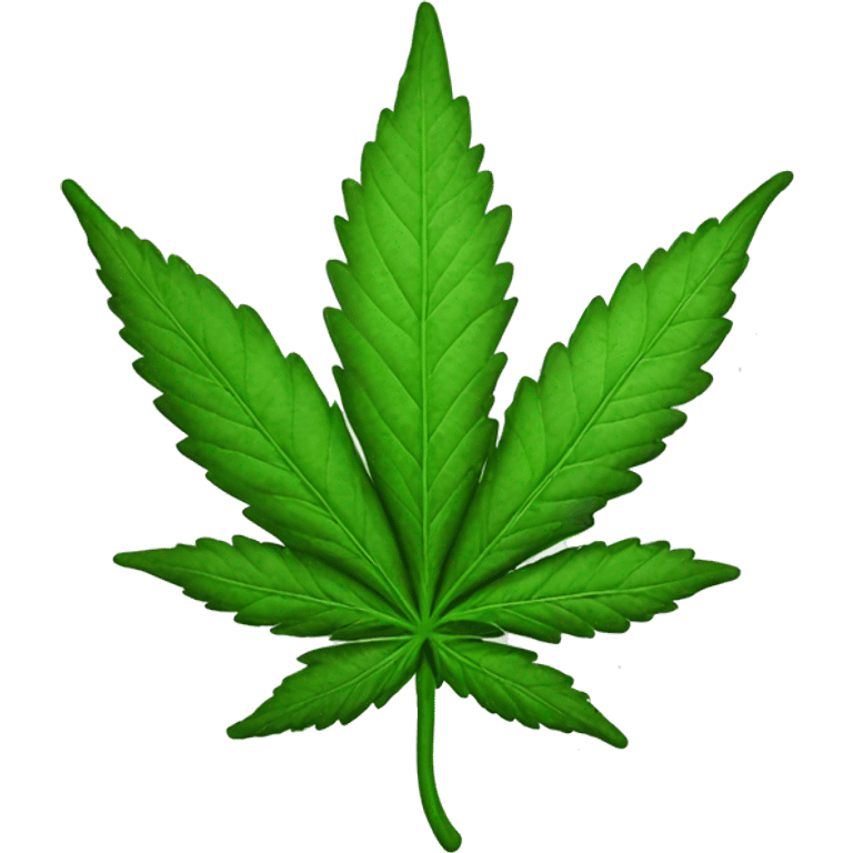 Cannabis leaf emoji