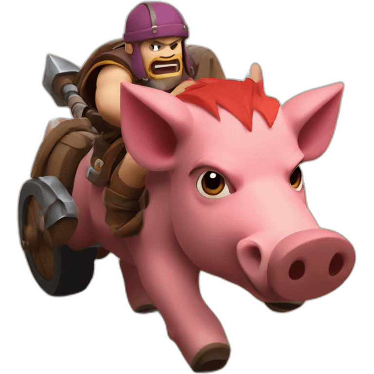 hog rider clash of clans emoji