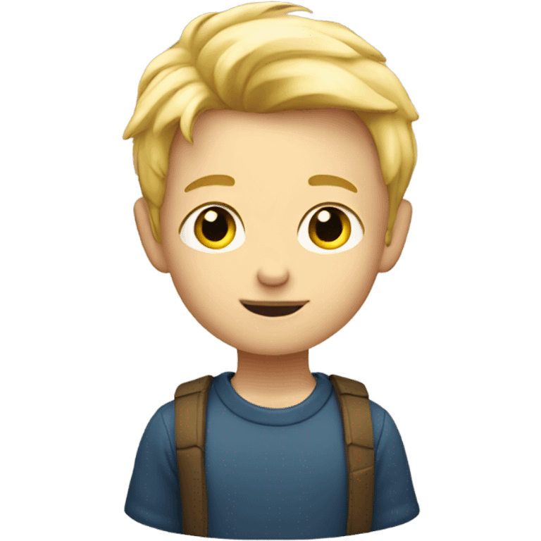 tiny blonde boy emoji