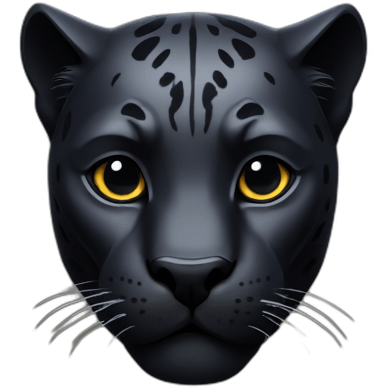 black panther head emoji