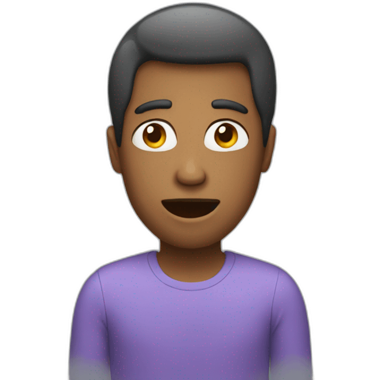 a person talking on an iphone emoji