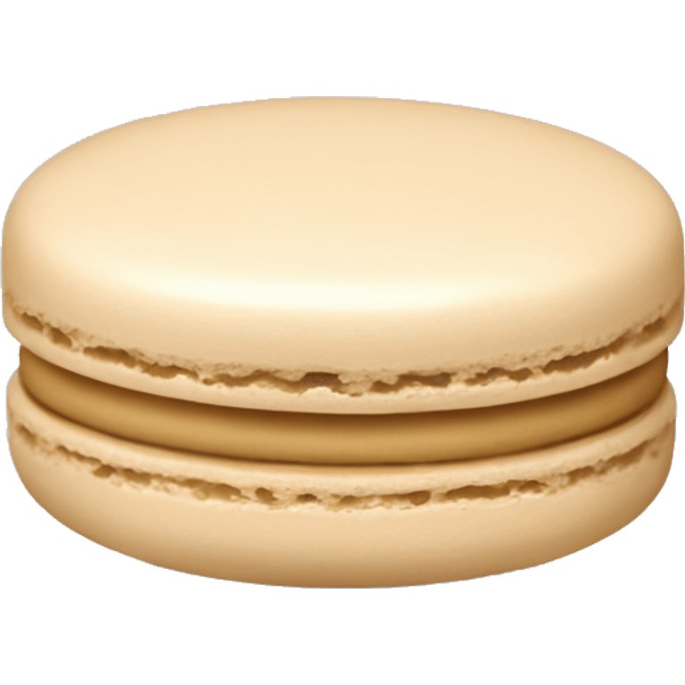 beige macaron emoji