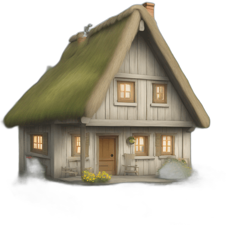 cottage scandinavian emoji