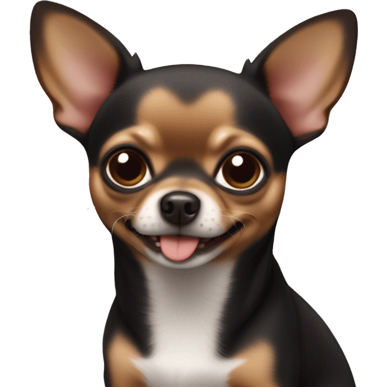 Black and brown chihuahuas that’s fat emoji