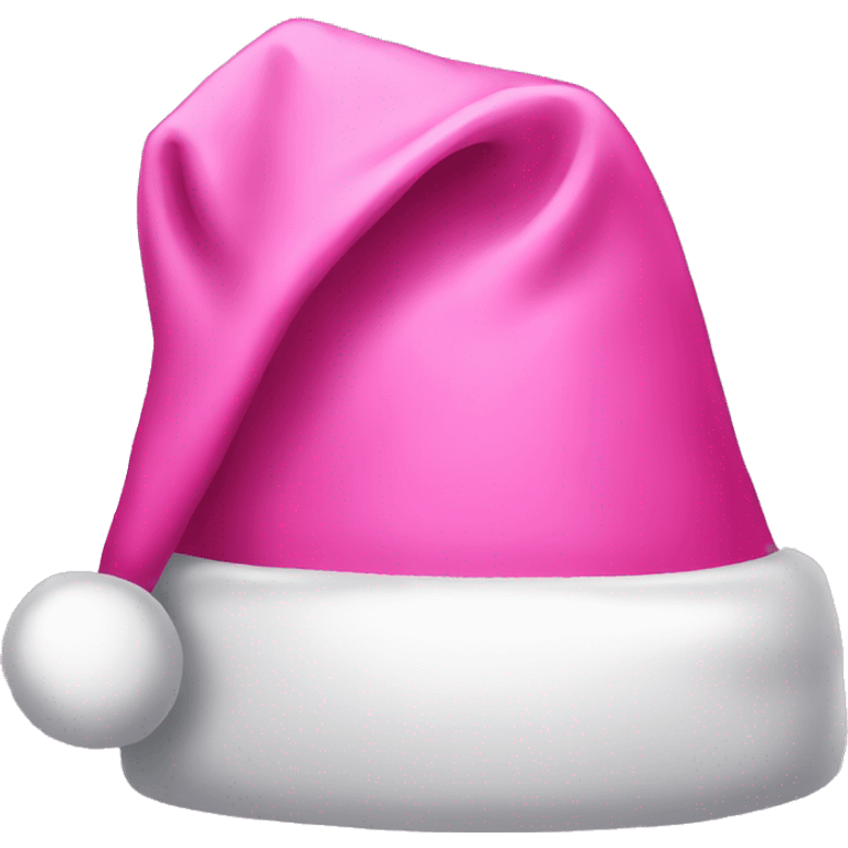 pink Christmas hat emoji