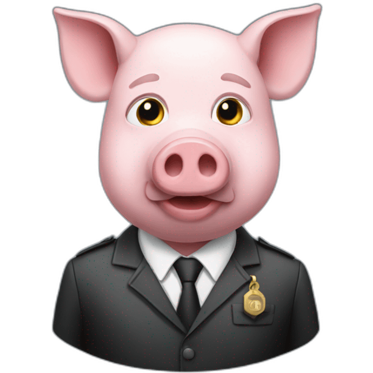 pig agent  emoji