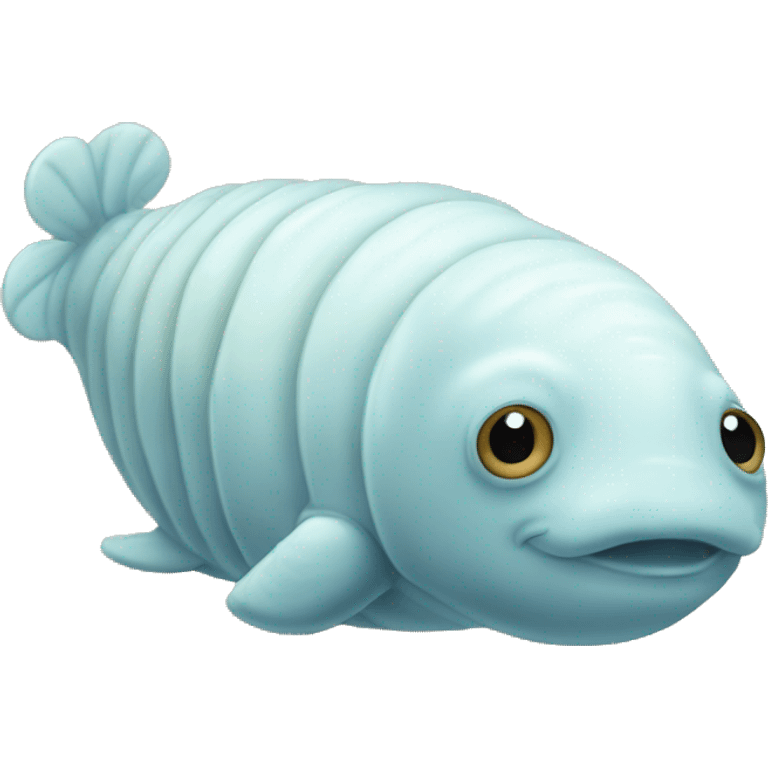 Beluga whale caterpillar bear little legs tardigrade emoji