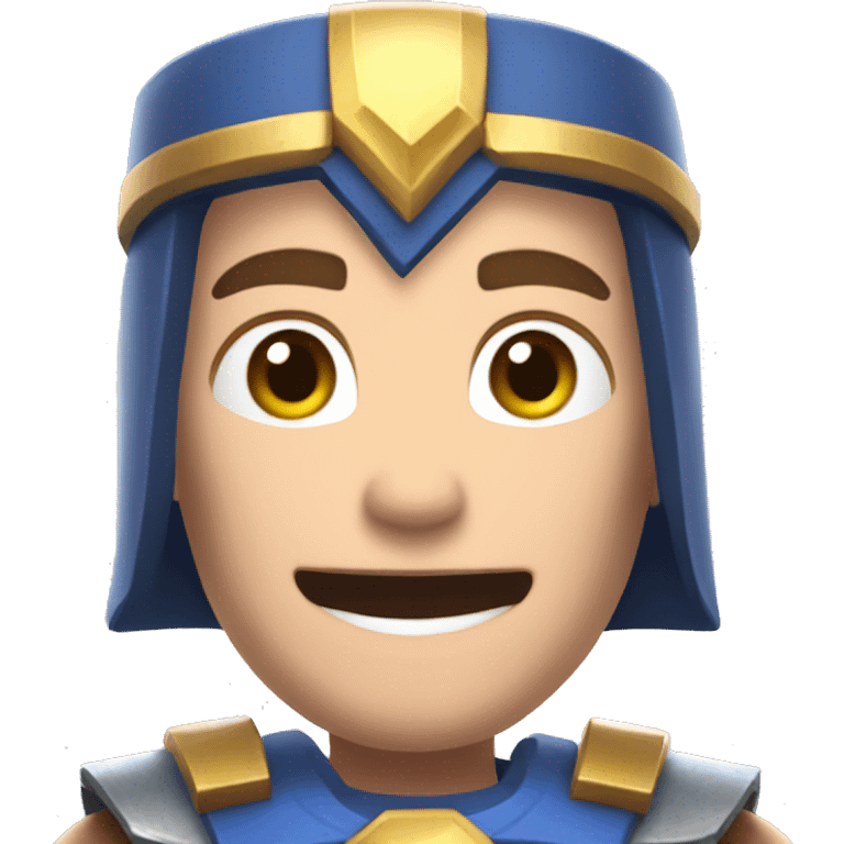 rey azul de clash royale emoji