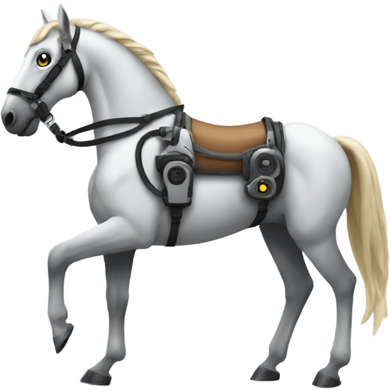 Bionic horse emoji