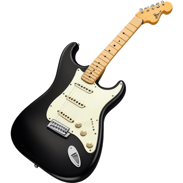 Black fender Stratocaster  emoji