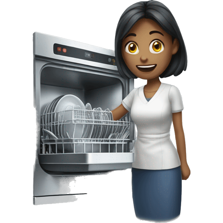 Dishwasher woman emoji