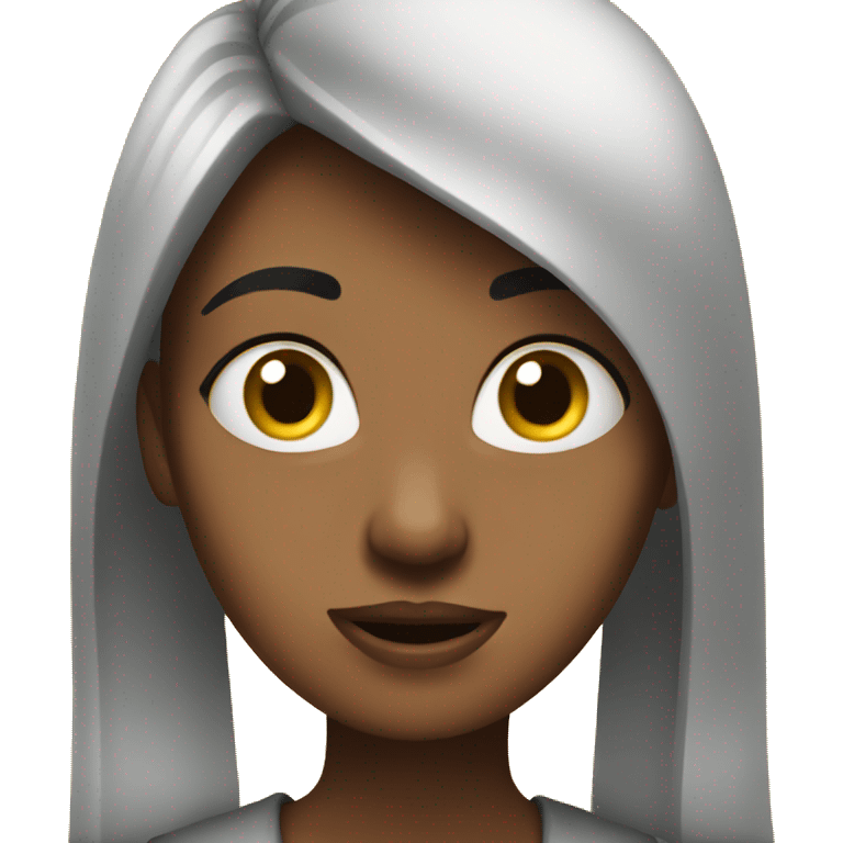 woman making wow face emoji