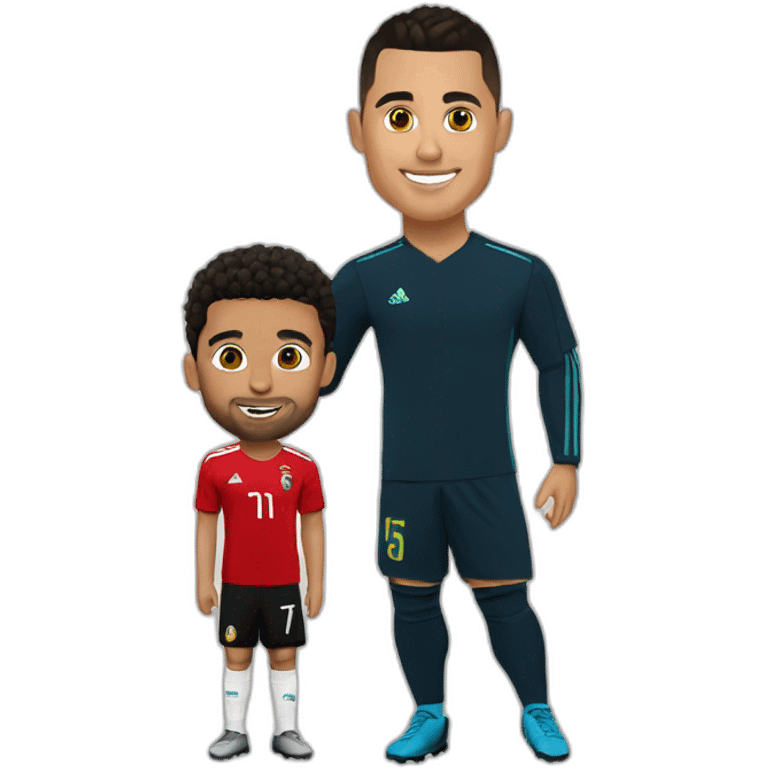 Ronaldo with alnaser emoji