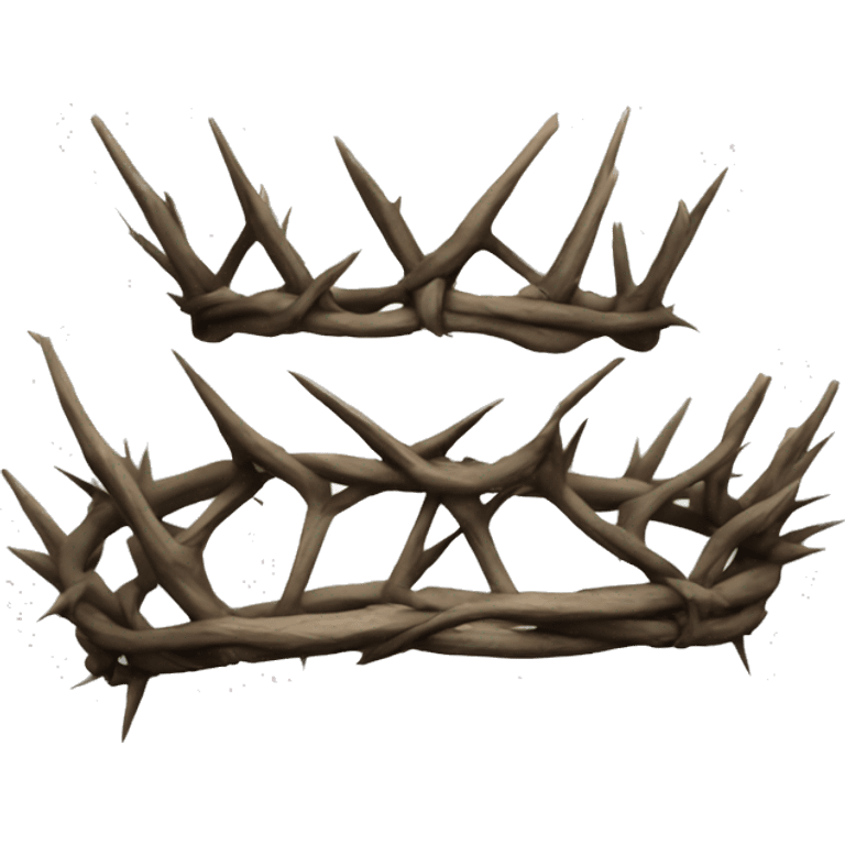 crown of thorns emoji