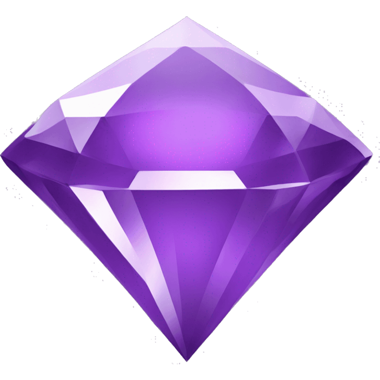 Diamond purple emoji