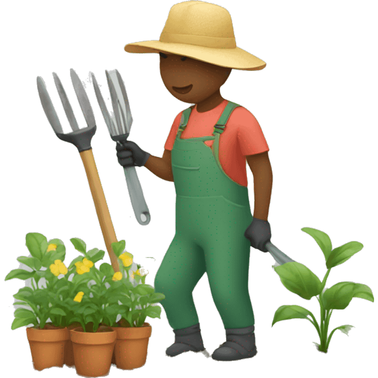 person gardening emoji