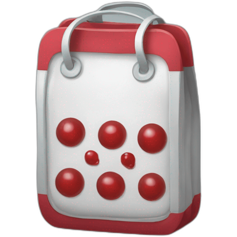 bag of transfusion emoji