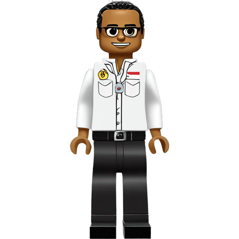 LEWIS HAMILTON lego full body emoji