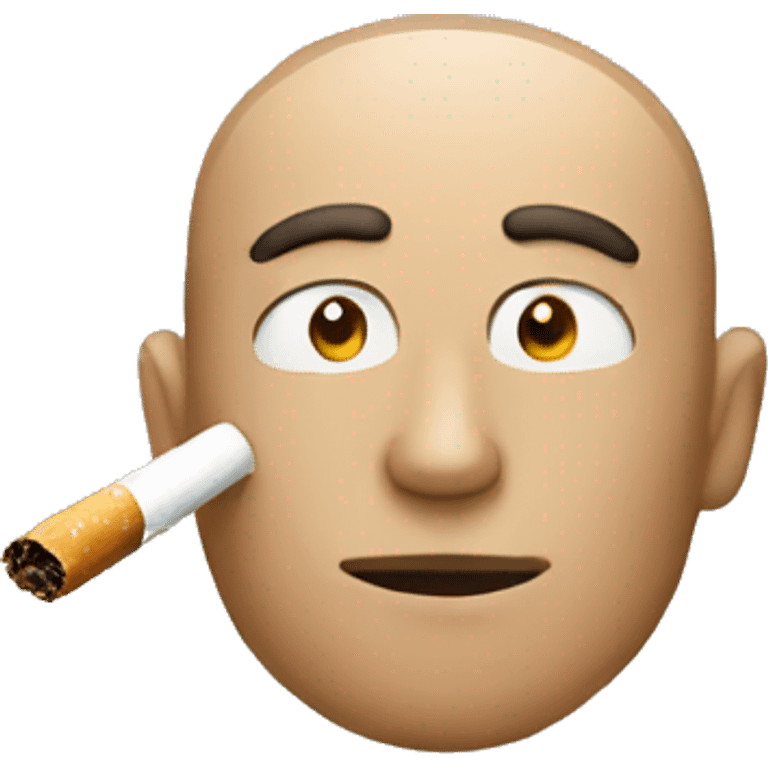 man smoking emoji