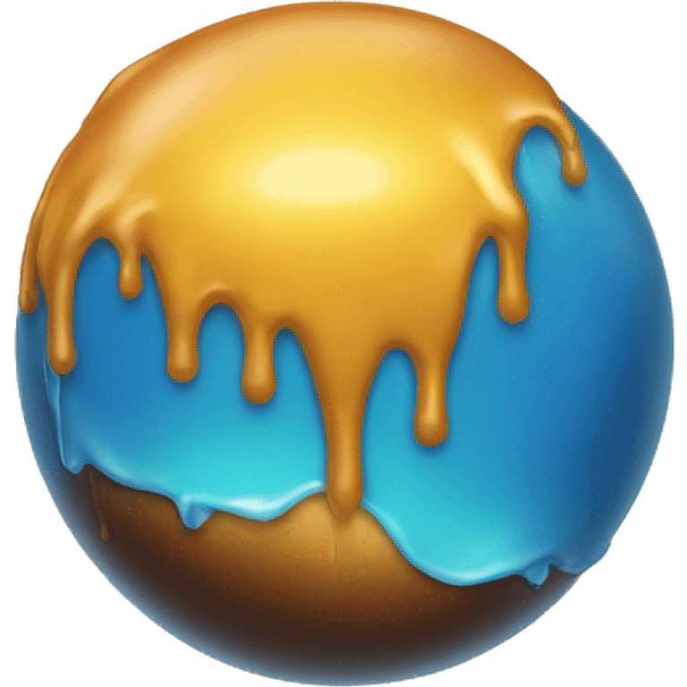 melting sphere emoji