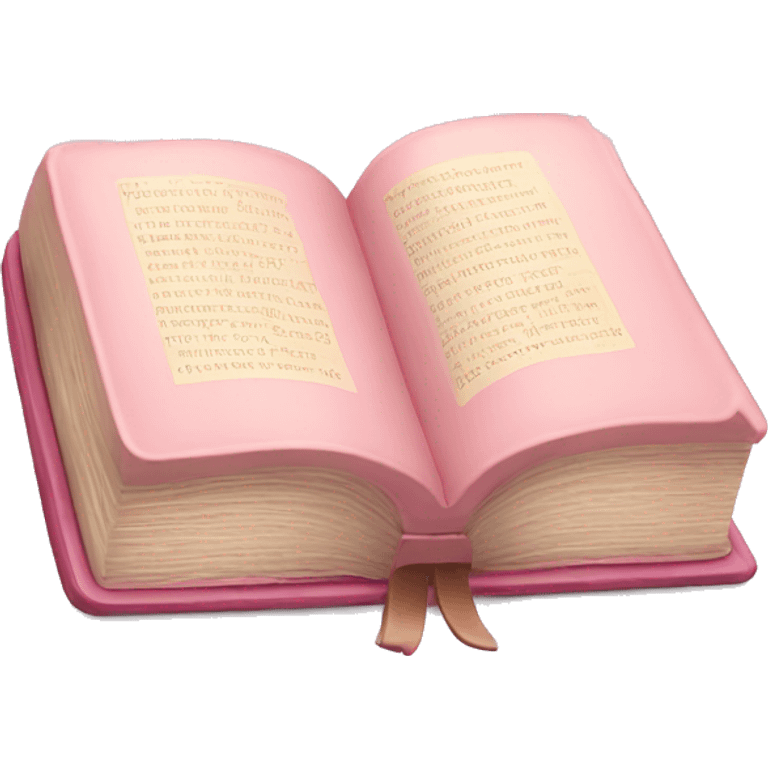 Light pink Bible  emoji