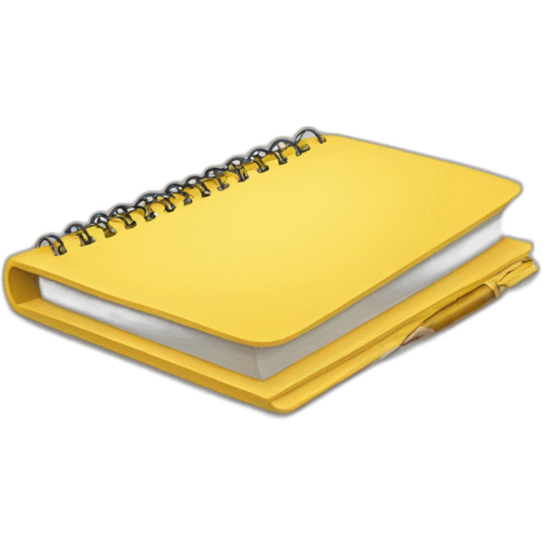 yellow notebook emoji