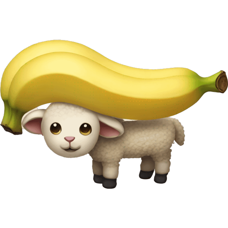 Banana lamb  emoji