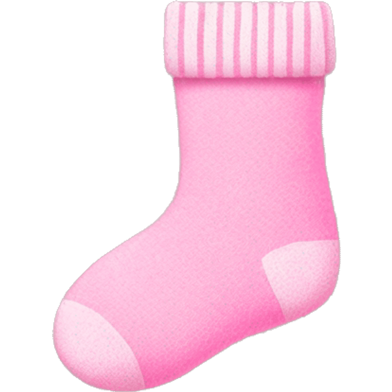 christmas light pink sock  emoji